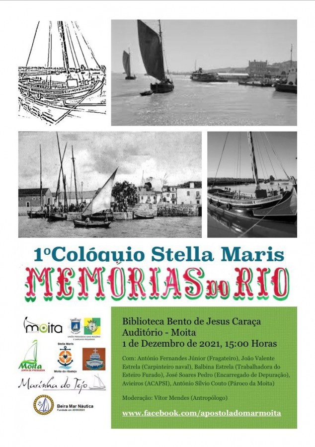 Na Biblioteca Municipal Bento Jesus Caraça - Moita 1.º Colóquio Stella - Maris Memorias do Rio