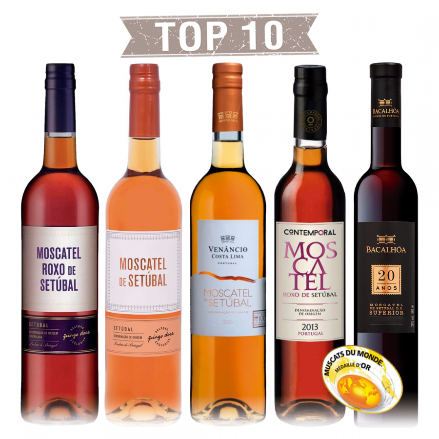 Concurso Internacional Muscats du Monde® 5 Moscatéis de Setúbal voltam a integrar o top 10