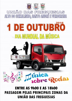 Barreiro - «Música sobre rodas» assinala Dia Mundial da Música Pelas ruas e lugares tocando diferentes públicos