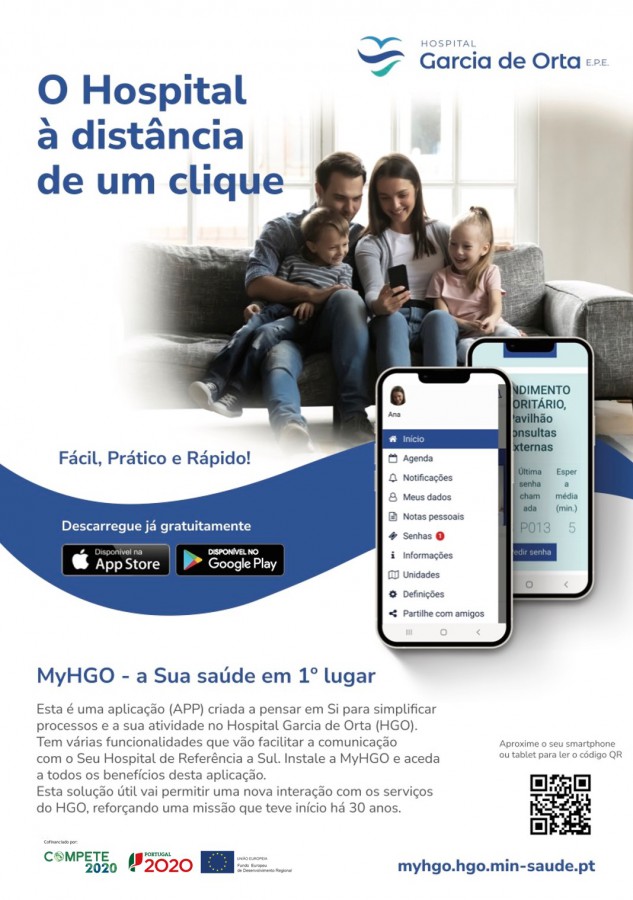 Hospital Garcia de Orta em Almada Lança APP que permite aos utentes admissão nas consultas através do telemóvel
