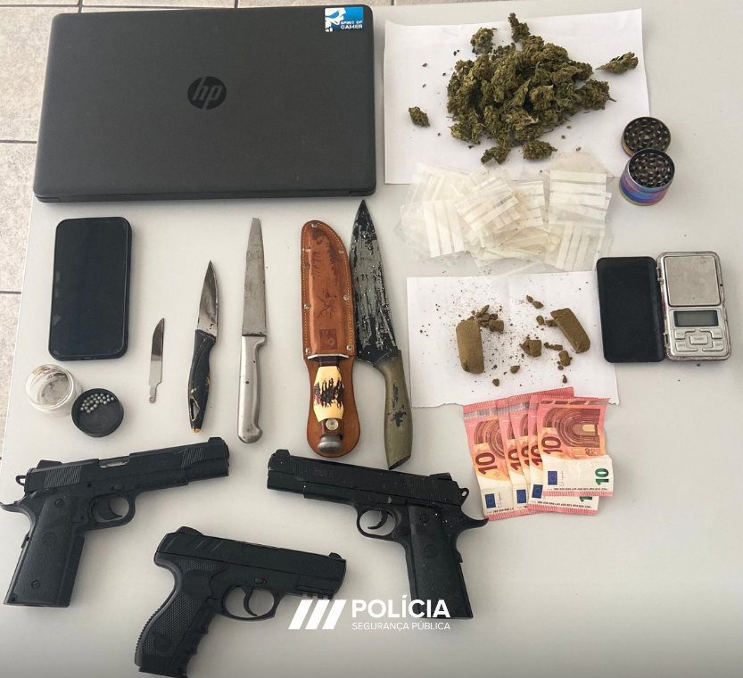 Setúbal - Duas detenções Pelo crime de violência doméstica e pelo crime de tráfico de estupefaciente