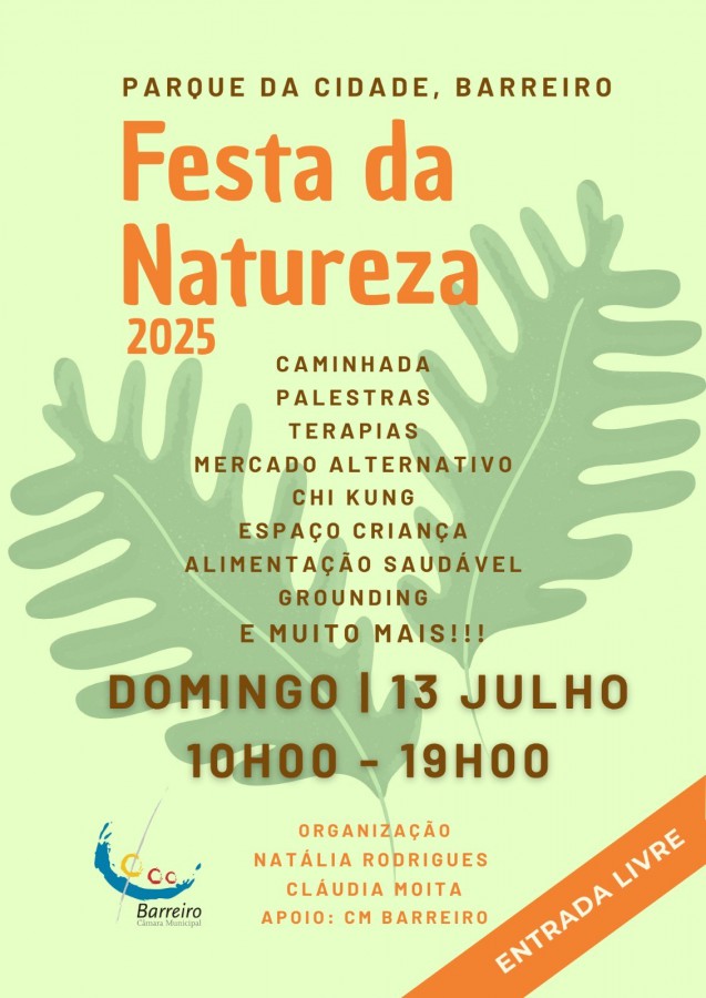 No Parque da Cidade - Barreiro Festa da Natureza 2025 : Caminhadas, Palestras e partilhas de conhecimento