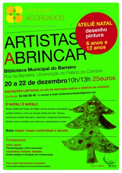 Barreiro - Artistas a Brincar «É Natal! É Natal!» . Inscrições abertas