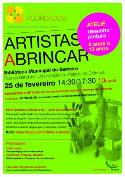Barreiro - «Artistas a Brincar - Série Grandes Artistas e Eu!» Inscrições abertas