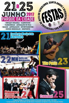 Barreiro - Hoje Flamenco Trianeando de Joaquim Moreno no Parque da Cidade O Fadista Camané encerra amanhã o programa