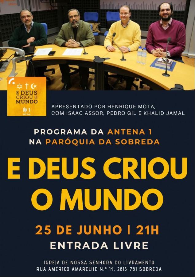 Almada - Paróquia da Sobreda recebe programa de rádio da Antena 1 «E Deus criou o Mundo»
