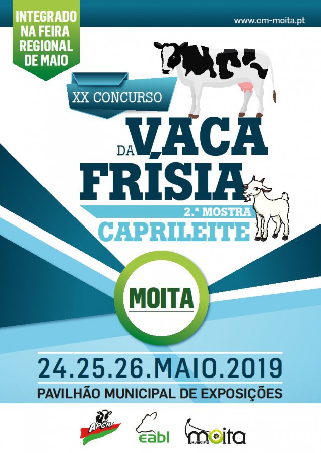 Moita - XX Concurso da Raça Holstein Frísia Feira de Maio no Pavilhão Municipal de Exposições