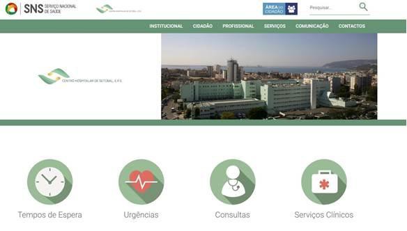 Centro Hospitalar de Setúbal lança novo site institucional Fortalecer e padronizar a identidade visual do SNS