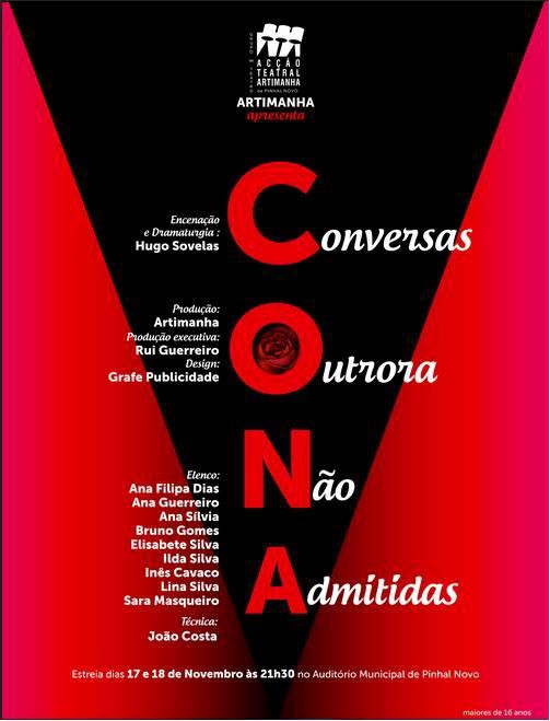 Palmela - No Auditório Municipal de Pinhal Novo Teatro Artimanha estreia «Conversas Outrora Não Admitidas»