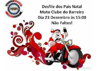 Uma iniciativa do Moto Clube do Barreiro «Desfile dos Pais Natal Motards»