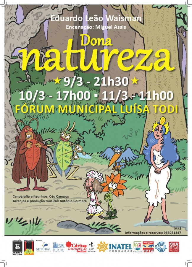 No FÓRUM MUNICIPAL LUÍSA TODI EM SETÚBAL GATEM – Espelho Mágico ESTREIA «DONA NATUREZA»