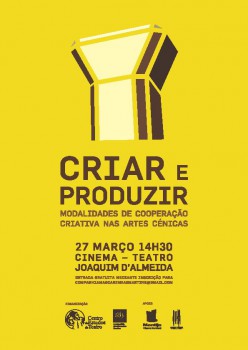 Conferência no Dia Mundial do Teatro no Montijo «O papel da produção nas artes cénicas»