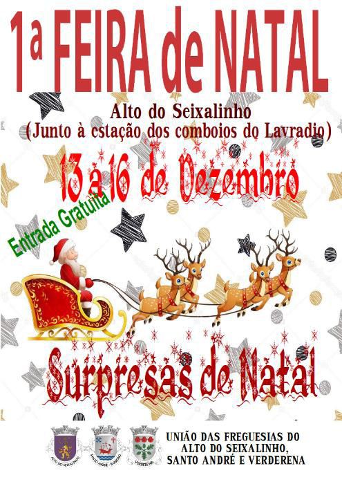 Barreiro - União das Freguesias de Alto do Seixalinho, Santo André e Verderena I Feira de Natal