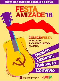FESTA DA AMIZADE 2018 PORBATUKA ALMADA - 26/MAIO 10H00 PORBATUKA ALMADA
