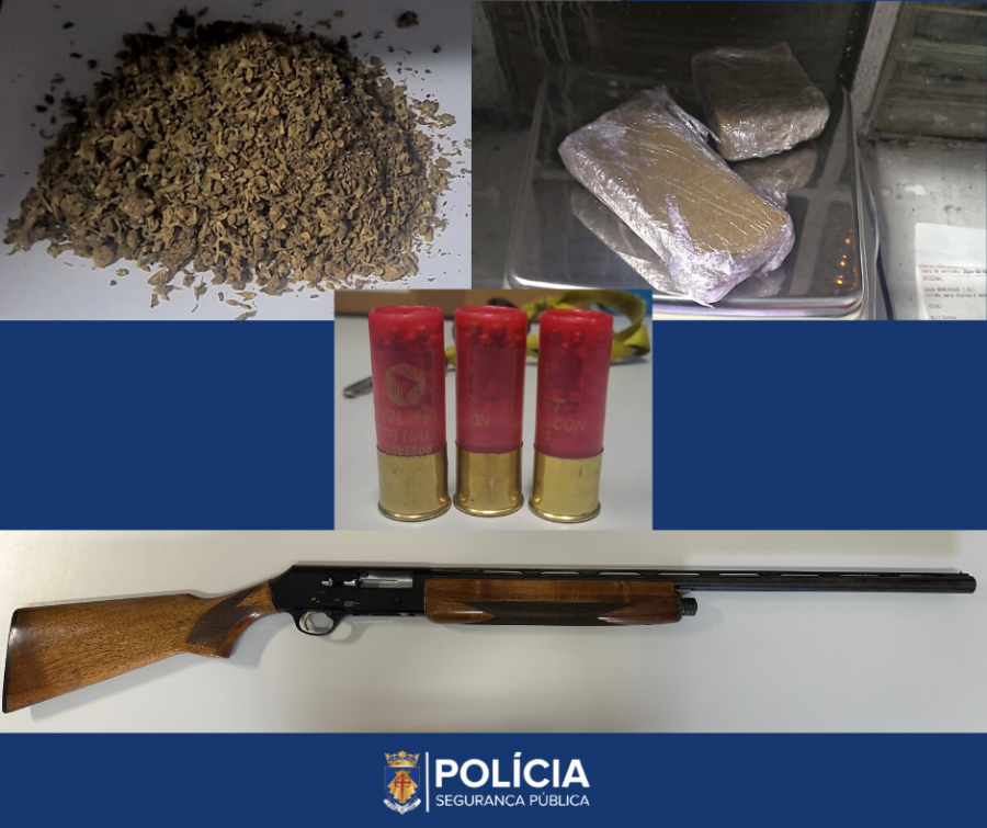 Seixal - Na zona da Amora Detenção de dois indivíduos por posse de arma ilegal e tráfico de produto estupefaciente