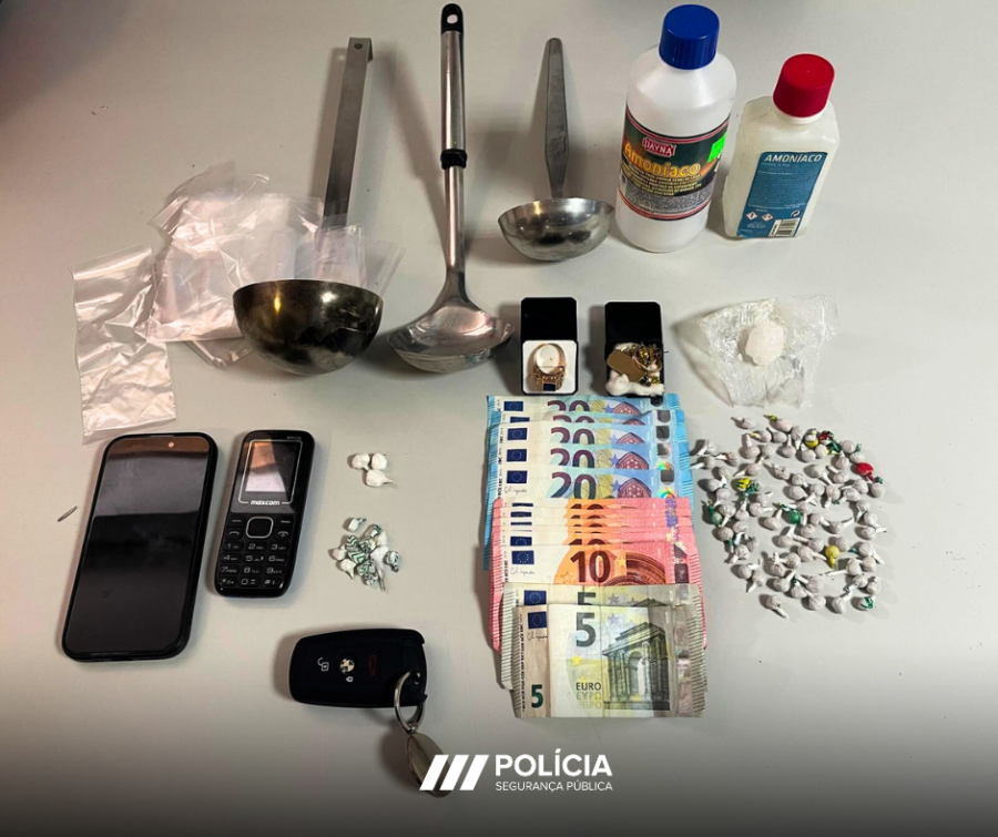 Barreiro – Detenção por tráfico de estupefaciente Aplicada medida de coação mais gravosa a prisão preventiva.