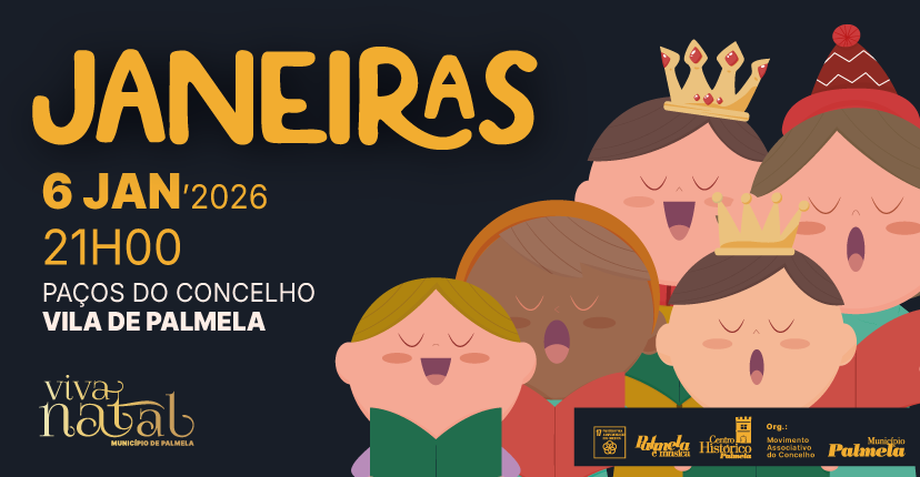 Palmela canta as «Janeiras« no dia de reis Iniciativa termina no Largo de S. João com moscatel e bolo-rei junto à fogueira.