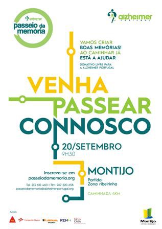 Montijo - 9.ª edição do Passeio da Memória No dia 20 de setembro com partida da Zona Ribeirinha.