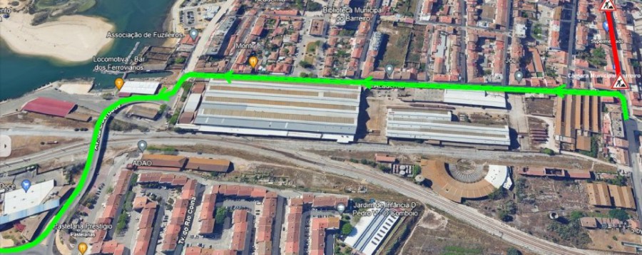 Barreiro - Entre Av. da República e Av. Alfredo Silva Devido a intervenções nas redes de abastecimento de água e saneamento Interrupção de trânsito