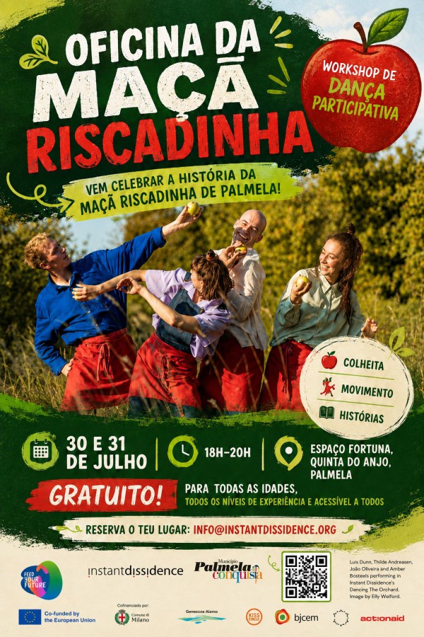 Com Oficina de Dança Participativa Palmela celebra Maçã Riscadinha através da arte e do movimento