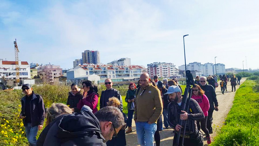 Com passeio pela zona de Alburrica/Braamcamp Plataforma Cívica «A Braamcamp é de Todos» comemora Dia Mundial das Zonas Húmidas