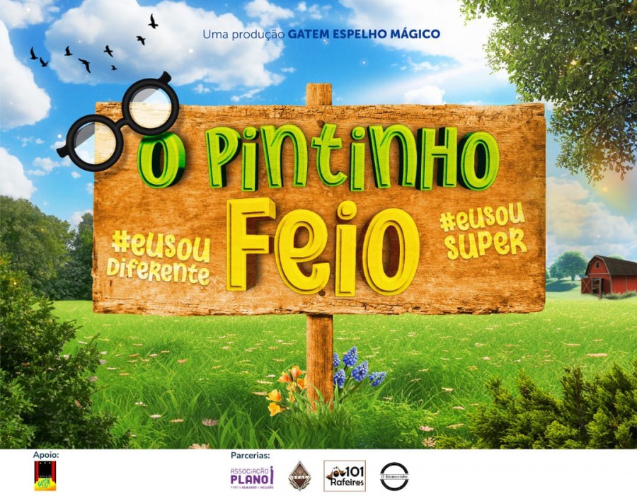 Espelho Mágico - GATEM Cooperativa Cultural "O Pintinho Feio" é o novo espetáculo . Dia 20 Novembro, Antestreia em Setúbal