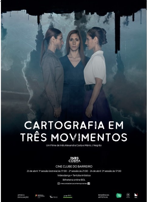 Estreia no Cineclube do Barreiro «Cartografia em três movimentos» Uma Curtametragem de Inês Alexandra Costa e Mário J. Negrão.