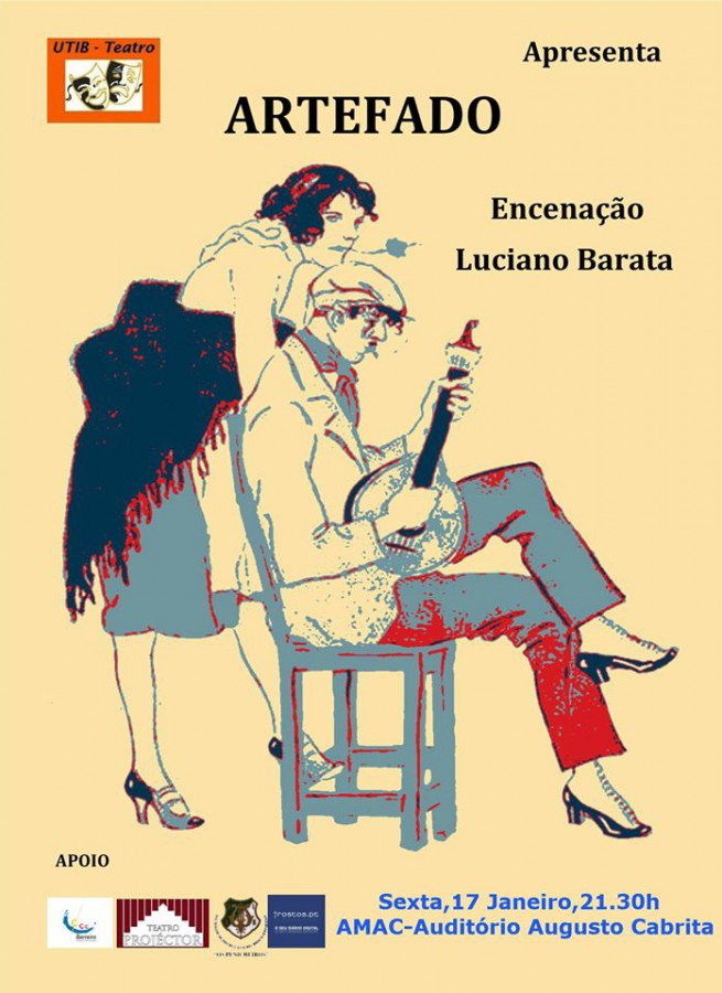 Barreiro - No Auditório Municipal Augusto Cabrita UTIB Teatro apresenta «ARTEFADO»