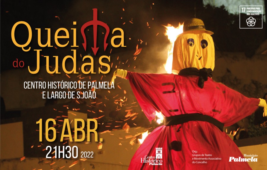 No Centro Histórico de Palmela Queima do Judas de volta às ruas . Participação de 12 grupos.