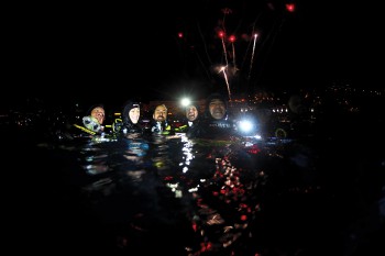 Espetáculo piromusical e animação de rua até de madrugada em Sesimbra Réveillon Subaquático de Sesimbra comemora 10 anos