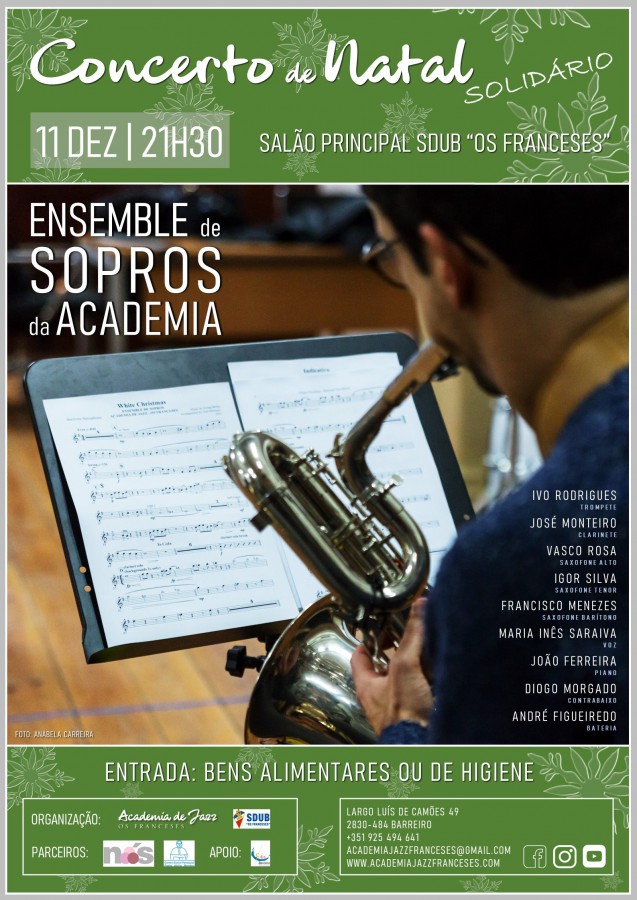 Academia de Jazz - Os Franceses Concerto de Natal Solidário
