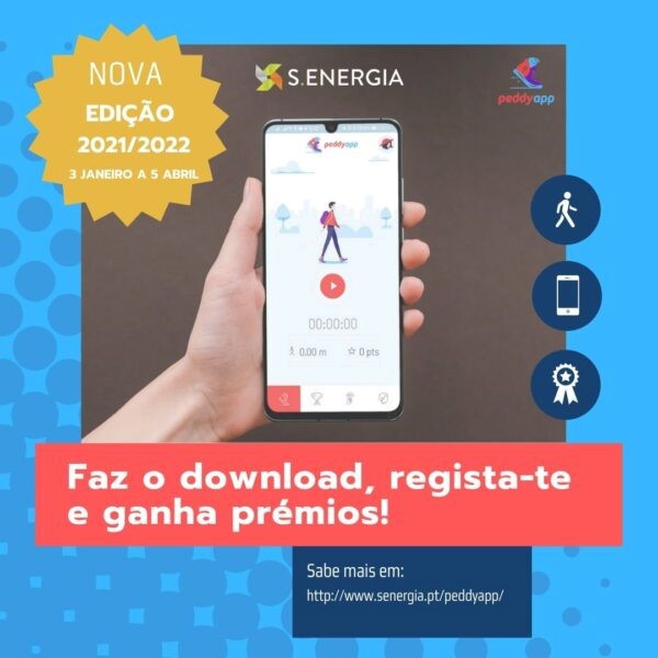 Competição PeddyAPP - Para a Escola a Caminhar Volta para uma segunda edição a 3 de janeiro de 2022