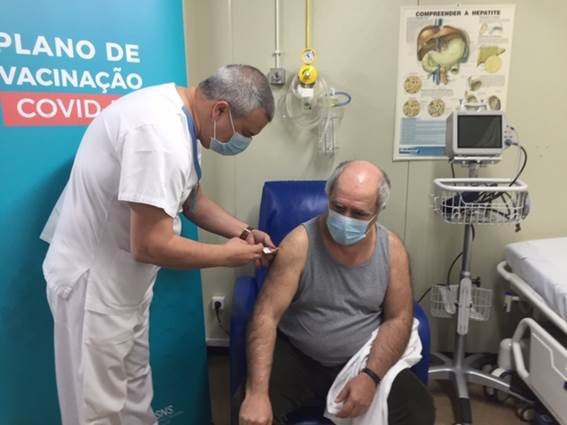 Centro Hospitalar de Setúbal Iniciou vacinação contra a Covid-19