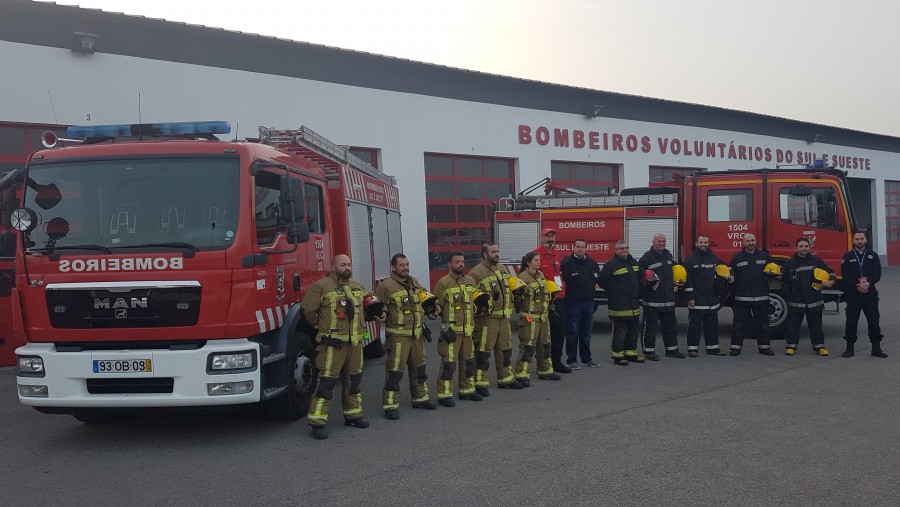 Barreiro - Corpo de Bombeiros do Sul e Sueste Duas equipa de Intervenção Permanente .EIP e EIPM de Iniciativa Municipal