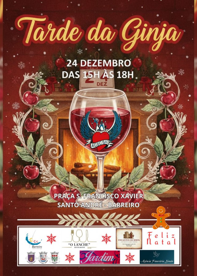 BARREIRO - Associação Caminhada Saúde do Coração Tarde da Ginja . dia 24 DEZ - 15H00