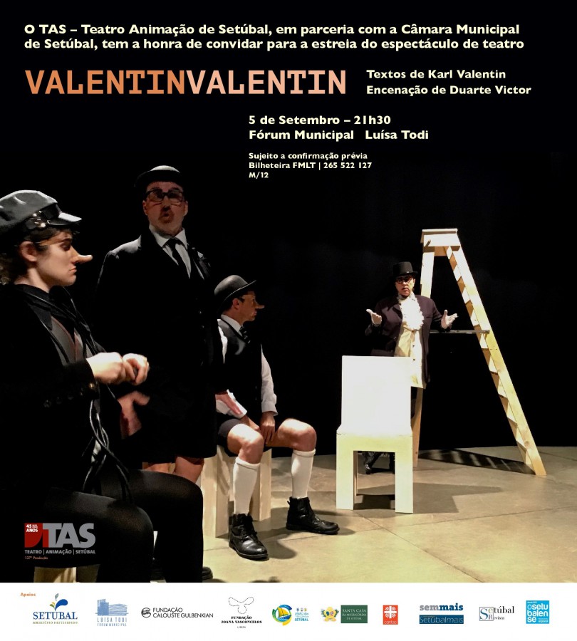TAS - Teatro Animação de Setúbal Estreia «Valentin Valentin»