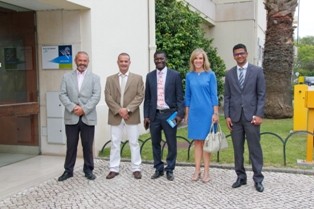 Presidente do Conselho Municipal de Quelimane em Setúbal no âmbito da geminação que une as duas cidades