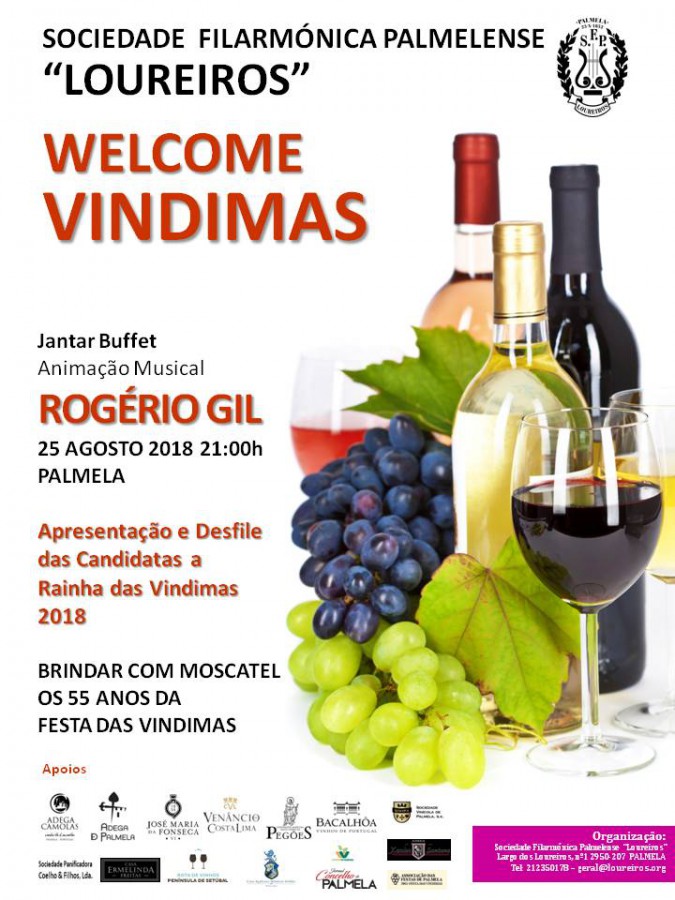 Promover a Festa das Vindimas em Palmela e o Moscatel de Setúbal WELCOME VINDIMAS 2018