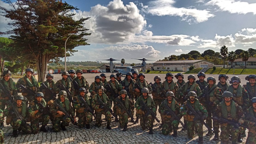 Barreiro - Na Escola de Fuzileiros e no Ponto de Apoio Naval de Troia Fuzileiros em exercício conjunto com Marines norte-americanos