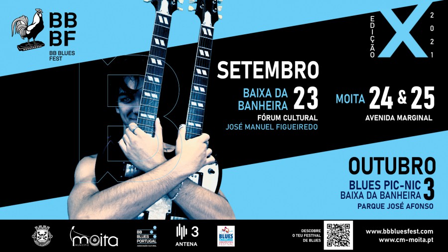 Moita Baixa da Banheira - BB Blues Fest Reserva de bilhetes para noite de abertura e Pic-Nic